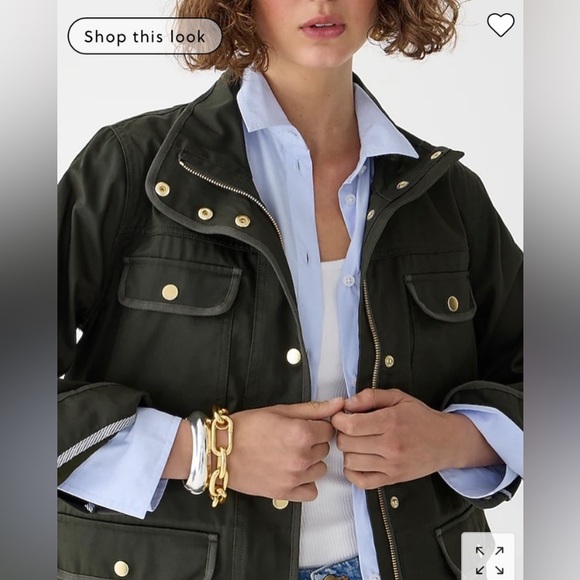 Jcrew New Downtown Field Jacket Size Small - Picture 3 of 6